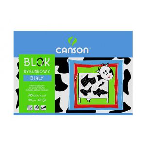 Blok rysunkowy Canson Biały A3/20/90g